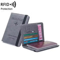 Best Personalized Custom Pu Leather RFID Passport Cover and Card Holder Wholesale Luxury Family Travel Wallet Passport Holders