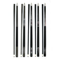 New Arrival Quality 12.5-13MM Tip 58" Pool Cue 2-pc Center Jointed Carbon Graphite Black Billiard Cue Stick