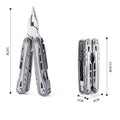 Hot Selling 12 in 1 Stainless Steel Blade Tactical Camping Multifunction Survival Outdoor Folding Multi Tool Pliers