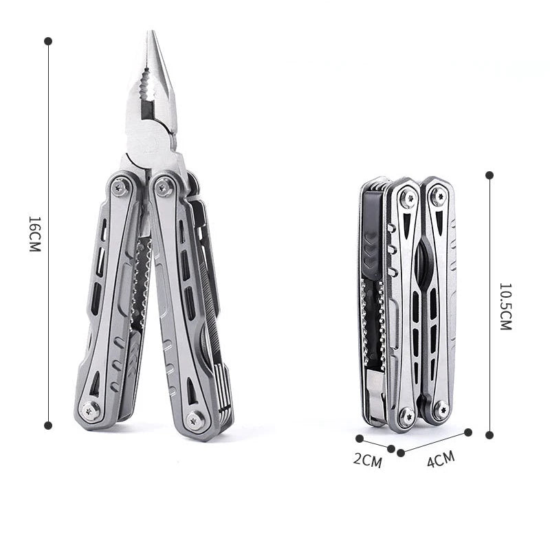 Hot Selling 12 in 1 Stainless Steel Blade Tactical Camping Multifunction Survival Outdoor Folding Multi Tool Pliers