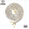 Hip Hop Cubic Zircon 925 Sterling Silver Tennis Chain 3mm 4mm 5mm Iced Out Tennis Chain Necklace Bracelet Jewelry