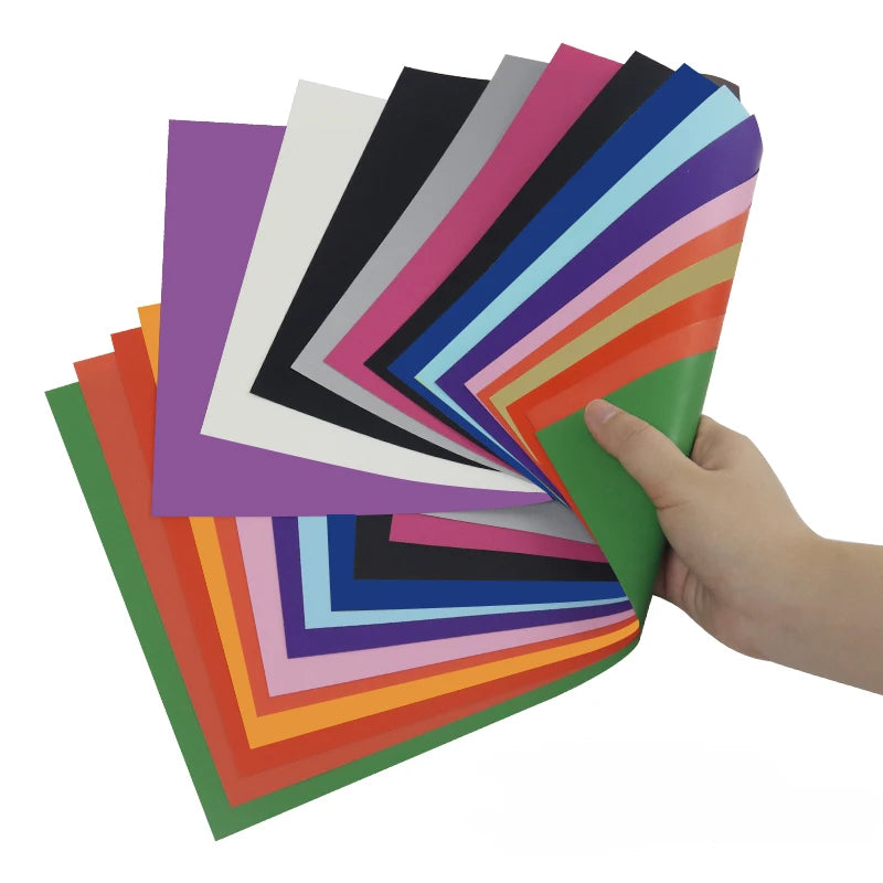 Custom Designs Logo Iron-On 12''x10'' PVC HTV Film Rolls High Temperature Heat Transfer Sheets for T-Shirt Heat Press Machine