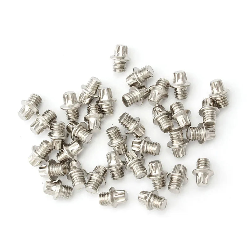 MUQZI Customized Bike Pedal Anti-skid Screw M4 Steel/Stainless Steel  Pedal Fixed Bolt for MTB Road Folding Bicycle