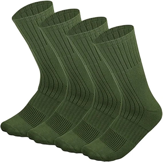 Wholesale Seamless Winter Sport Boot Jungle Green Unisex Cotton Army Green Socks