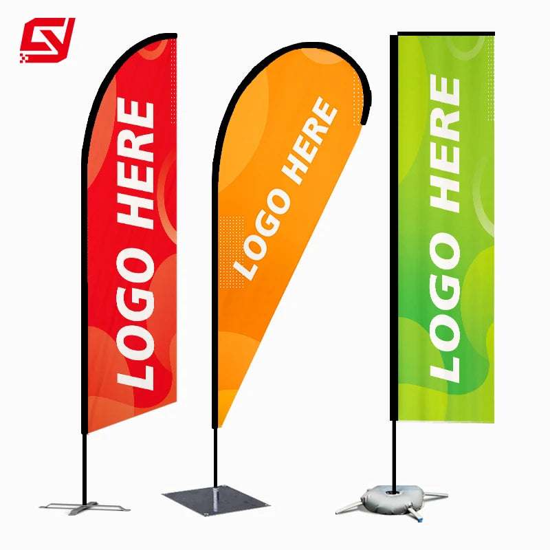 Cheap Price Custom Outdoor Large Marketing Feather Flags