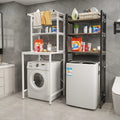 Hot Sale Multi-Layer Storage Rack Space-Saving Bathroom Washing & Drying Machine Stand with Balcony Stand for Tools