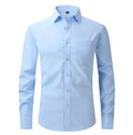 Four-sided Stretch Shirt Men's Top Business Casual Long-sleeved Shirt Professional Shirt for Man
