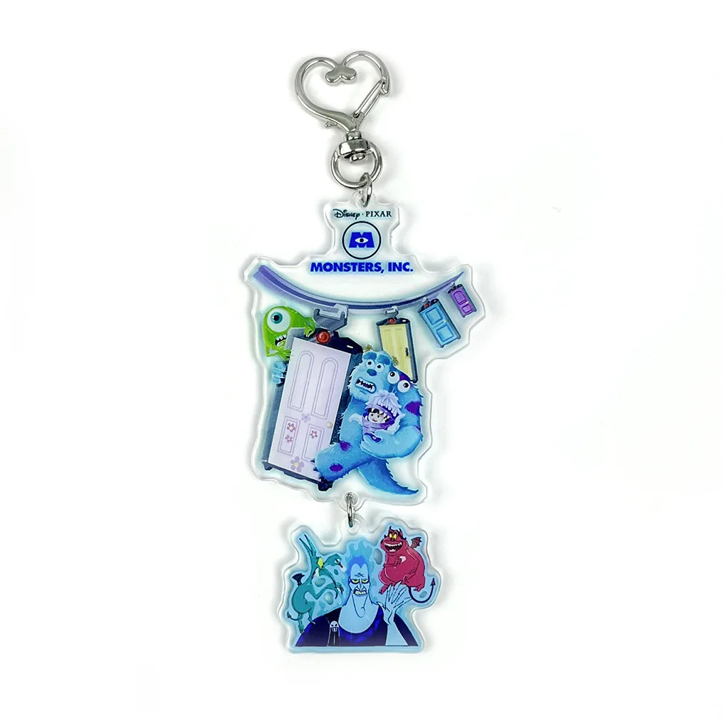 Acrylic Transparent Charm Epoxy Resin Making Anime Glitter Hologram Keychain Custom Acrylic Charm