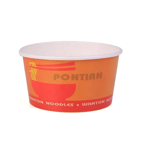 Biodegradable Food Grade Disposable Salad Bowl with Paper Lid 500ml 750 1000 1100 1200 1300ml Kraft Paper