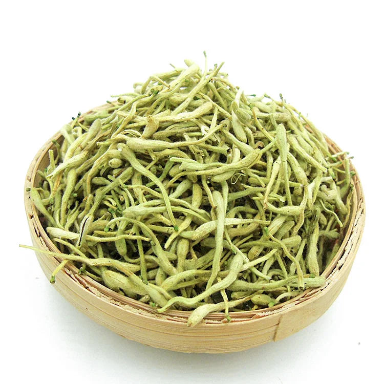 Natural herbal flower tea Chinese herbal jin yin hua dried honeysuckle flowers
