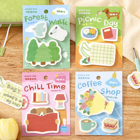 New Arrival Premium Decorative Sticky Notes Creative Craft Material Journal Paper Student Reminder Memo
