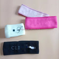 LUMI PS-001 Custom Logo White 60x8.5cm Makeup Spa Facial Headband Washable Stretch Towel Ant Cloth