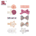 Satin Ribbon Grosgrain Ribbon Bows With Hair Clip in Korean Style for Girl