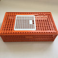 Plastic Goose Duck Chicken Transport Crate Large Poultry Carrying Boxes Broiler Transportation Turnover Box Quail Cage with Lid