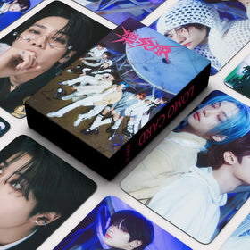 55Pcs/Set KPOP Stray Kids LOMO Cards ROCK STAR Album Photocards BangChan Felix Leeknow HyunJin Boxed Postcard Fans Collection