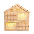 Custom Low Moq Wooden Advent Calendar Box With 24 Drawers