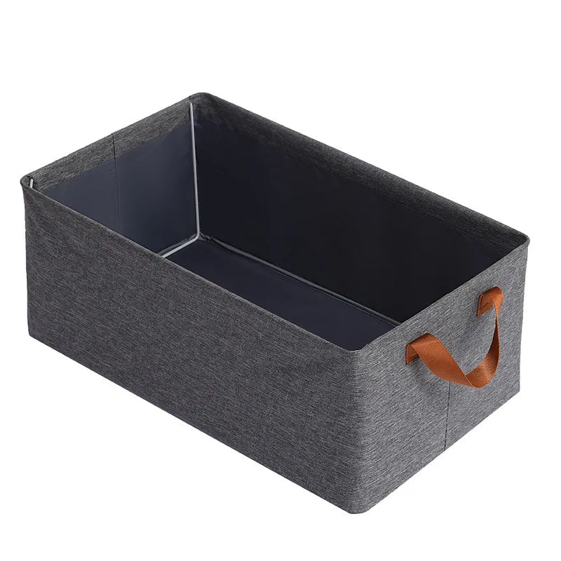 Multifunctional Linen Storage Cube Foldable Rectangle Laundry Bin for Home Organizer for Toys Clothes Other Household Items