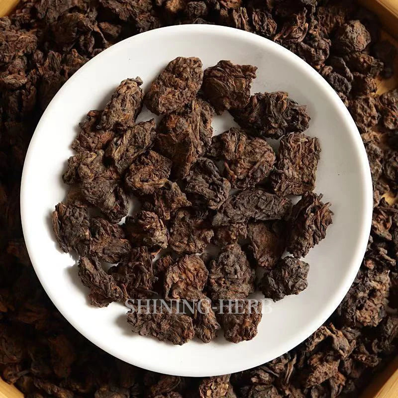 Yunnan Pu'er Tea 2002 Aged Tea Nuggets Matured Ripe Pu'er Natural Tuo Golden Bud Tea Nuggets Lao Cha Tou