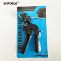SUPOELE LS-600R Industrial Grade Stainless Steel Cable Tie Gun for Tensioning Cutting 2.6-12mm Cable Ties Fastening Tool