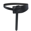 Casual Style PU Leather Belts Tie With Knot Peplum Leather Waist Belt Creative Waist Slimming Belt for Women