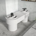 Customized Modern Solid Surface Stone Wall-Hung Vanity Above-Sink Towel Basin Drainer for Hotels Washbasin Modern for Hotel