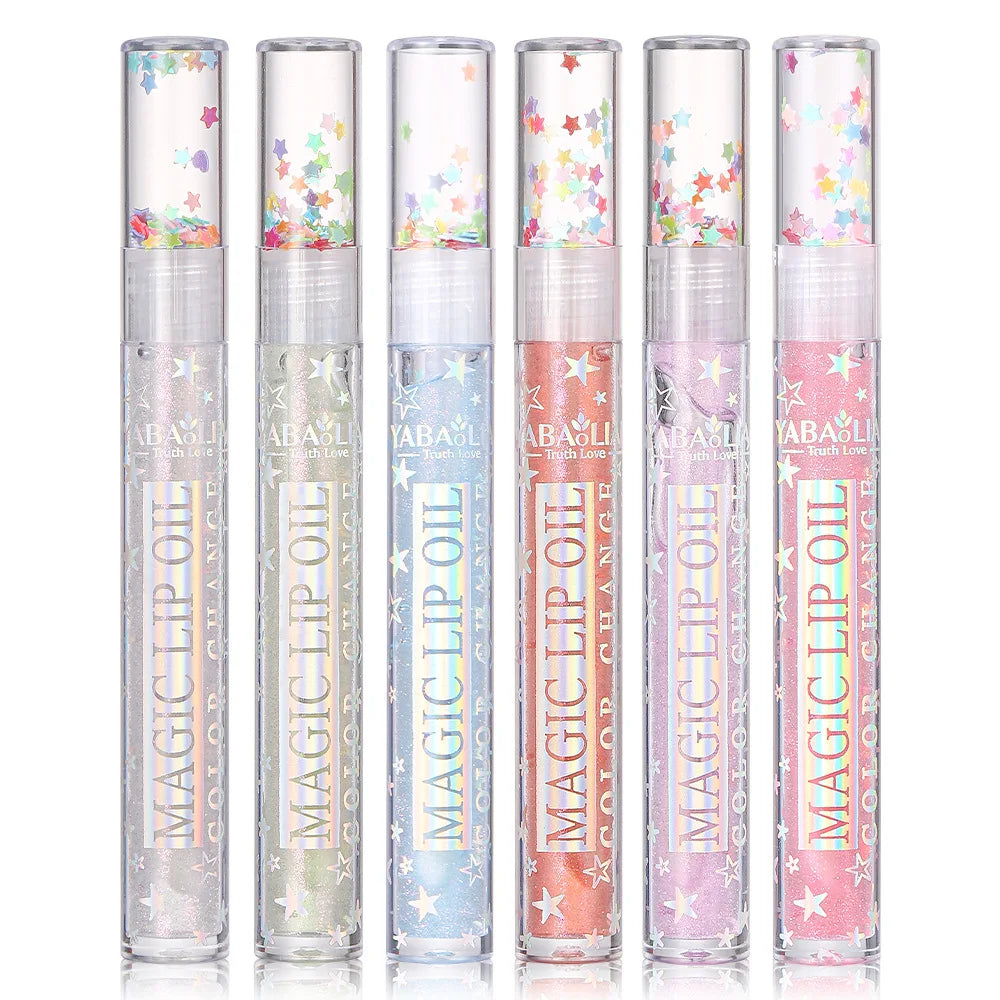 Colourful Lip Gloss Hydrating Moist Lipstick Rich Color Lip Glaze Long-lasting Water Gloss Waterproof Lip Glaze Beautiful GG