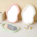 Wholesale Fashion Plastic Makeup Mirror Cloud Special-Shaped Irregular Desktop Mirror Portable Beauty Vanity Mirror for Girls
