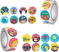 KYW Label White Roll Animal Cartoon Motivational for Teacher Stickers for Kids Cartoon Pet Stationery Sticker