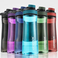 700ml Leakproof Healthy BPA Free Motivation Water Bottle with Time Marker & Strainer & Clean Brush Anti Slip for Fitness Gym