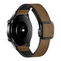 20mm 22mm Magnetic Buckle Watchband Smartwatch Wristband Leather Silicon Strap for Samsung Galaxy Watch Band for Huawei
