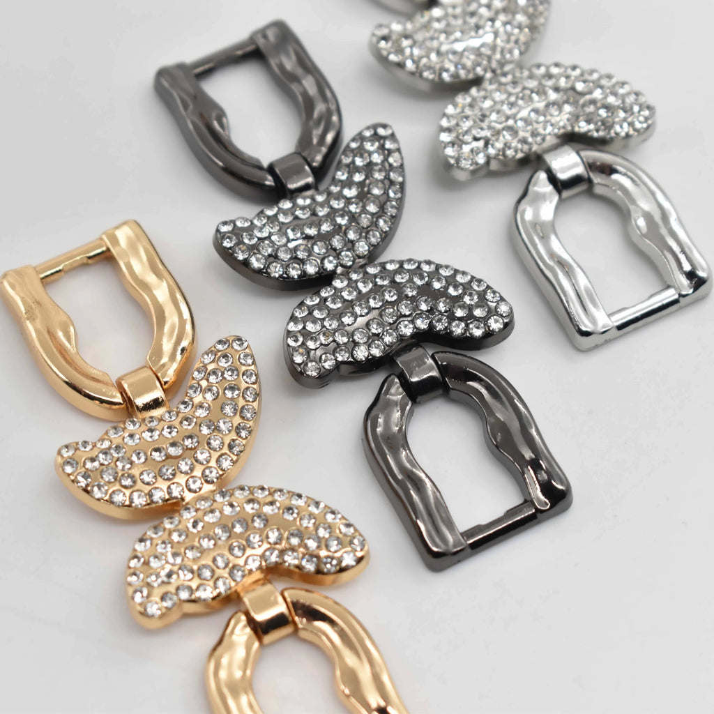 LT-11 Dual-Purpose Rhinestone Clasps -Swimsuit Fastener &Beach Jewelry Zinc Alloy Anti-Corrosion Women's Fashion Essentials