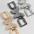 LT-11 Dual-Purpose Rhinestone Clasps -Swimsuit Fastener &Beach Jewelry Zinc Alloy Anti-Corrosion Women's Fashion Essentials