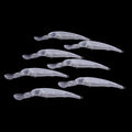 Wholesale MI085-0 16.5cm 25.3g Hard Plastic Baits Unpainted Blank Minnow Fishing Lures
