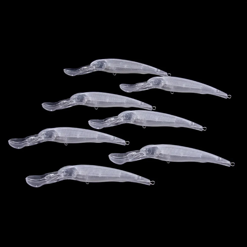 Wholesale MI085-0 16.5cm 25.3g Hard Plastic Baits Unpainted Blank Minnow Fishing Lures