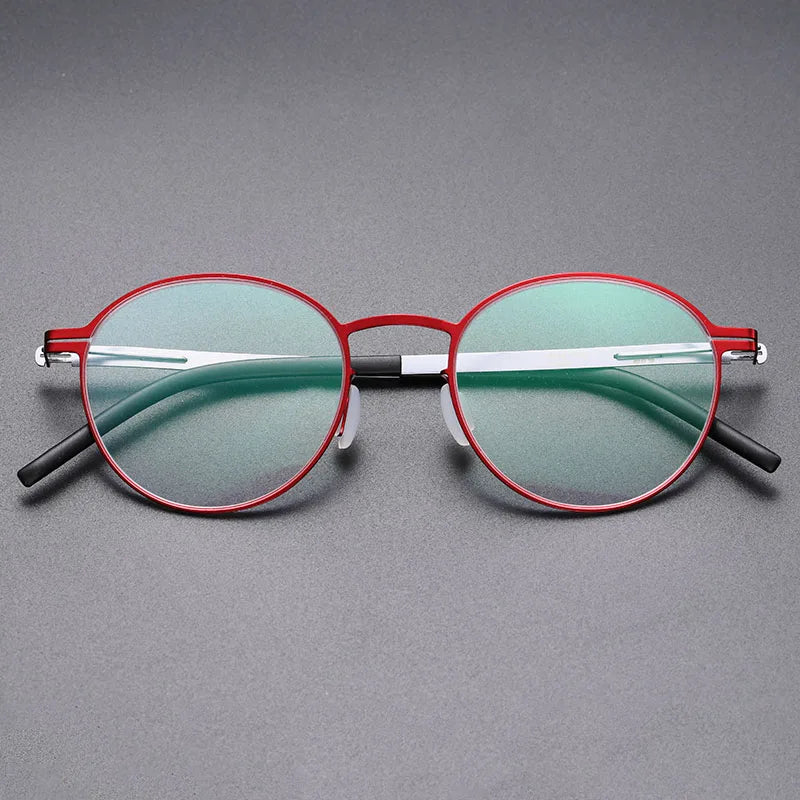 Osicare Tona Designer Brand Custom Logo Reading Lunettes Wholesale Prescription Round Eyeglasses Spectacle Glass Optical Frames
