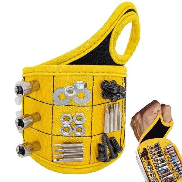 Factory Direct Supply 9 Strong Magnets Thumb Loop Construction Worker Tools Magnetic Wristband/ Magnetic Wrist Holder