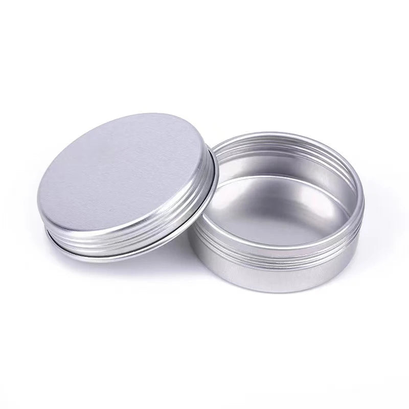 20ml 49*19 20g Silver Aluminum Metal Mini Jar Tin Can Container Pot for Sample Packaging Paint Pot