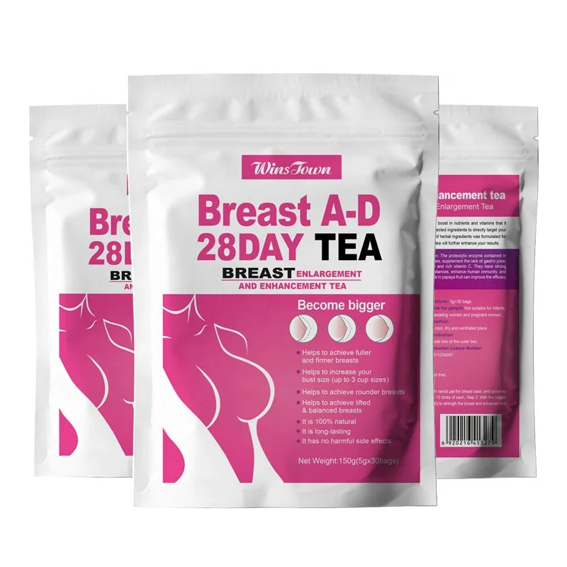 Big Breast Tea Herbs Lift Chest Enhancement Care Pills and Breast Enlargement Tea
