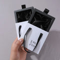 Custom Logo Cute Drawer Jewelry Package Box Eco-friendly Slider Paper Jewellery Gift Box Sliding Ring Necklace Box with Handle