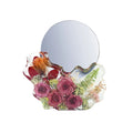 YS Irregular Mirror Mold With Lens Resin Silicone Vanity Mirror Making DIY Decoration Mould Room Bedside Bathroom Plaster Tools