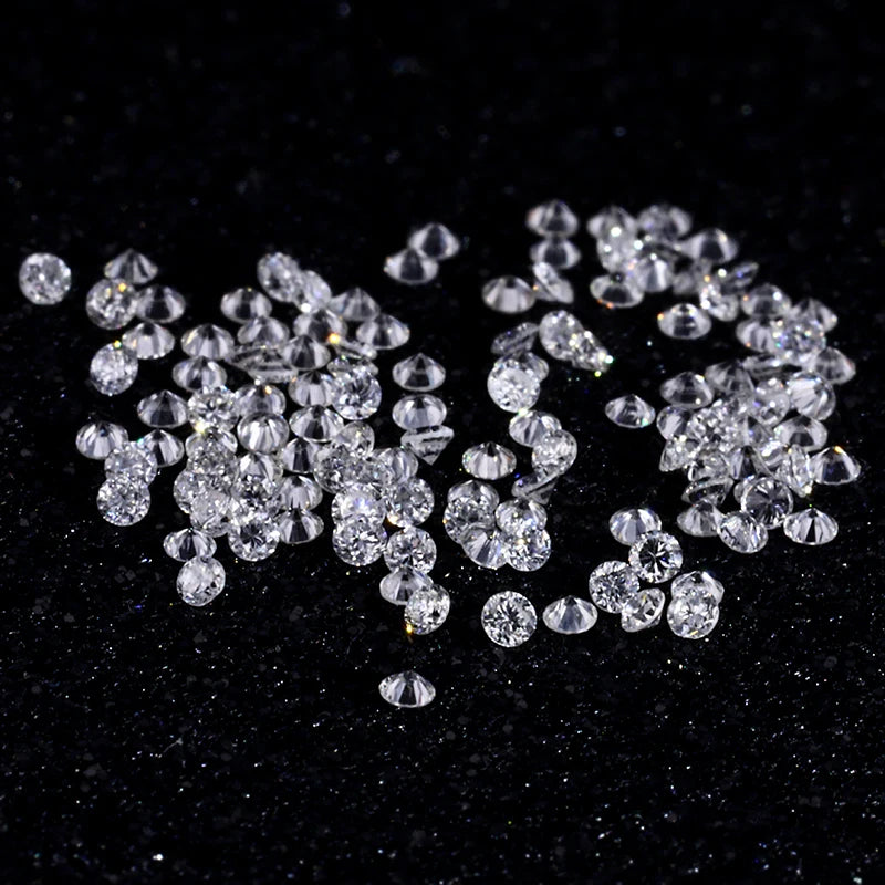 Starsgem Lab Grown Diamond Same Character Natural Loose Diamonds Round Vs 1.9mm Hpht Cvd Small Loose Diamonds