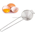 Stainless Steel Egg Yolk White Separator Long Handle Egg Yolk Divider Filter Egg Separator
