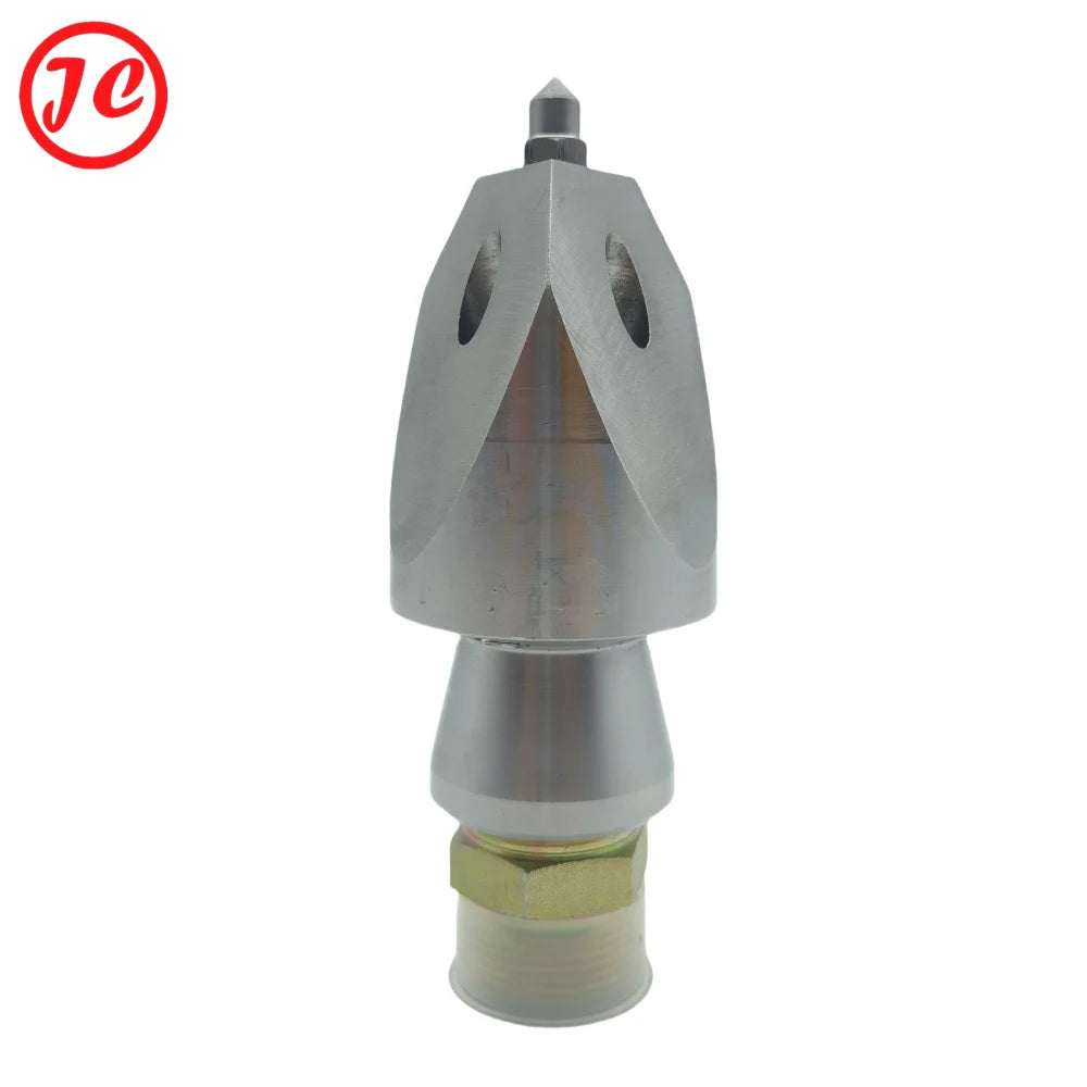 High Pressure Spray Nozzle Head Car Washing Machine Accessories Stainless Steel Dredging Sewer
