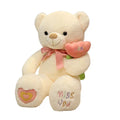 Greenmart Bear Plush Toy With Heart Customized Teddy Bear Big Animal Bear Toy Stuffed Plush Doll Toys Holiday's Gift
