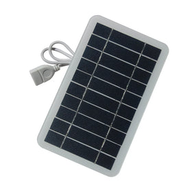 2W 5V USB Solar Charger Polycrystalline Solar Panel Charger for Mobile Phone 3.7V Battery