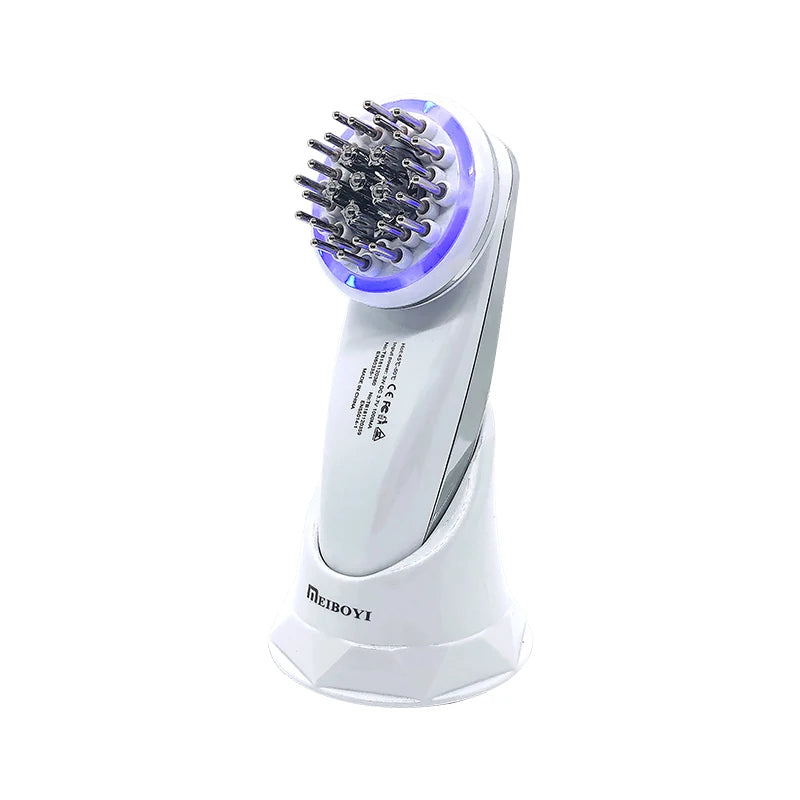 Meiboyi Multifunctional Red Light Vibration Electric Hair Care Oil Applicator Massage Comb Beauty Salon Equipment 2025 Products