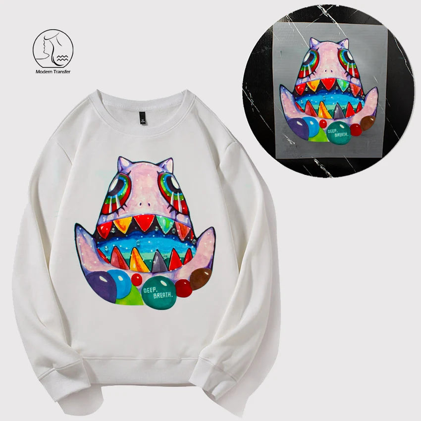 Yunshang Hot Selling Dtf Printing Design Customize Offset Plastisol Silk Screen Transfer Print for Clothing