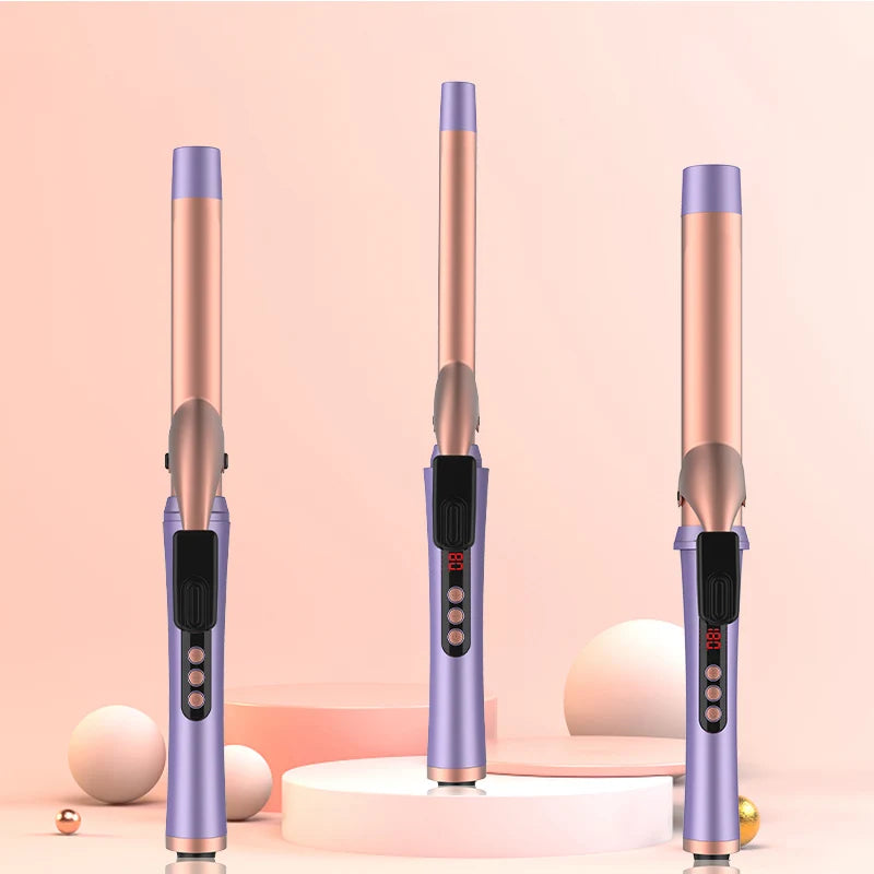 Professional PTC Electric Hair Curling Wands Irons Interchangeable Ceramic Barrel for Hair Waving Style Household Hair Curlers
