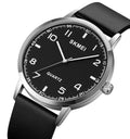 Skmei 1890 Low Price Wristwatches Custom Waterproof 30M Quartz Watch With Leather Band
