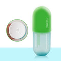 Customization 250ml Empty PET Bottles for Beauty Products Capsule Shape of Container With Pump Round Plastic Bottle